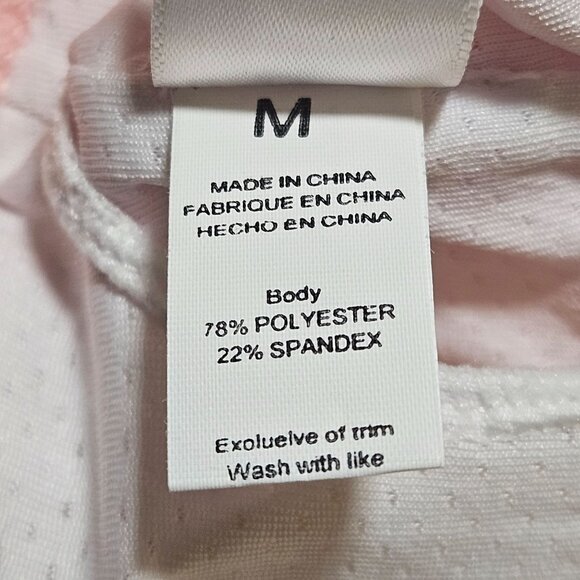 Cabo Couture Women Ruffle Sports Bra Leggings Pink Set S/M Coquette Athflow Y2K - Picture 10 of 12